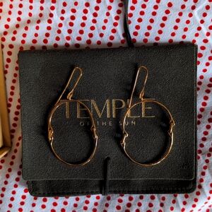 Kalla earrings gold - Temple of the Sun